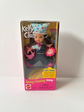 NIB Barbie Kelly Club Spring Cleaning Jenny Doll
